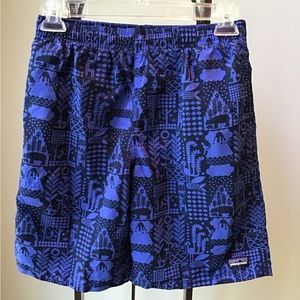 Patagonia Baggies EUC Swim Shorts Trunks Bathing 7” Lined Boys‎